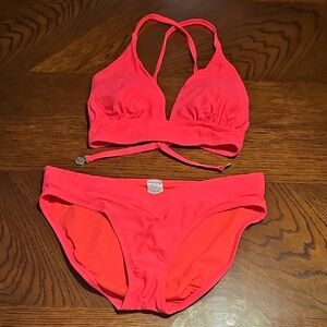 Time and Tru Vibrant Pink Bikini Set